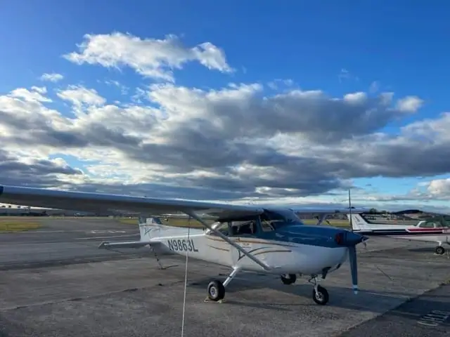Aspire Aviation student preparing for commercial pilot training